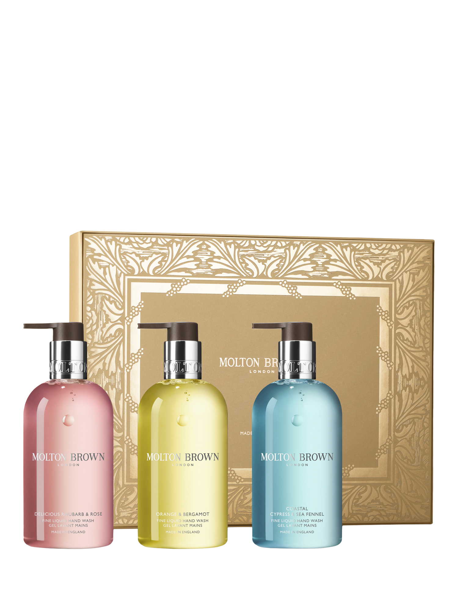 Product image 1 of 3, which shows Molton Brown Floral & Aromatic Hand Care Gift Set