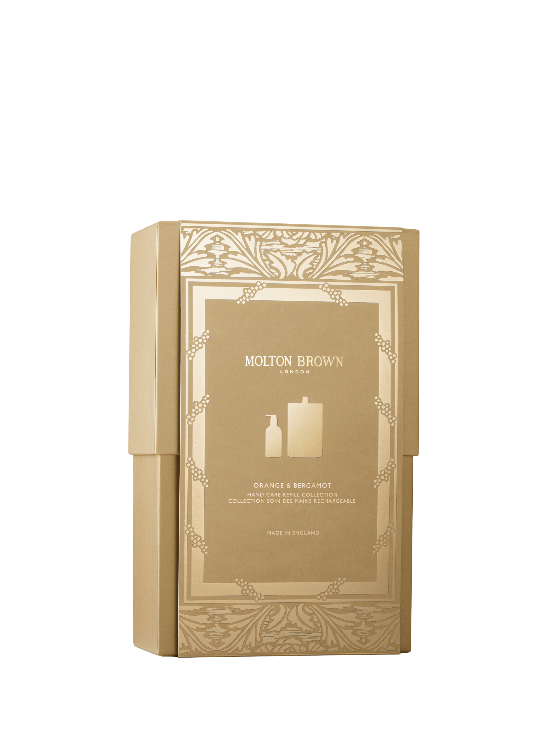 Product image 2 of 3, which shows Molton Brown Orange & Bergamot Refill Hand Care Gift Set