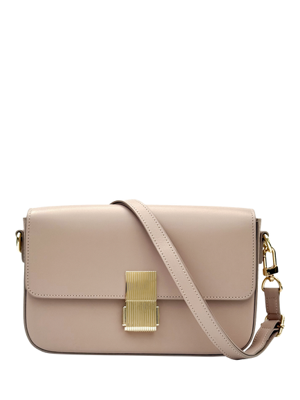 Apatchy London Flora Leather Crossbody Bag, Blush