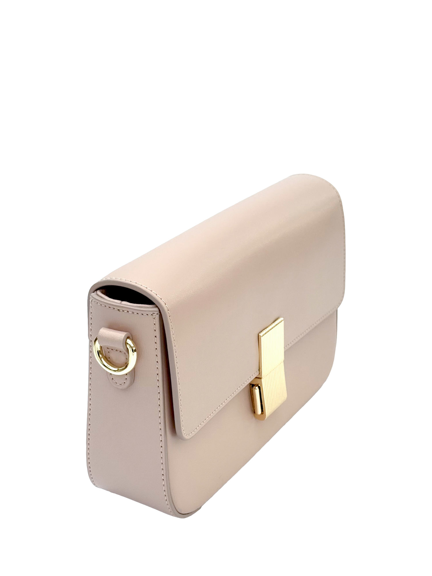 Product image 2 of 5, which shows Apatchy London Flora Leather Crossbody Bag, Blush