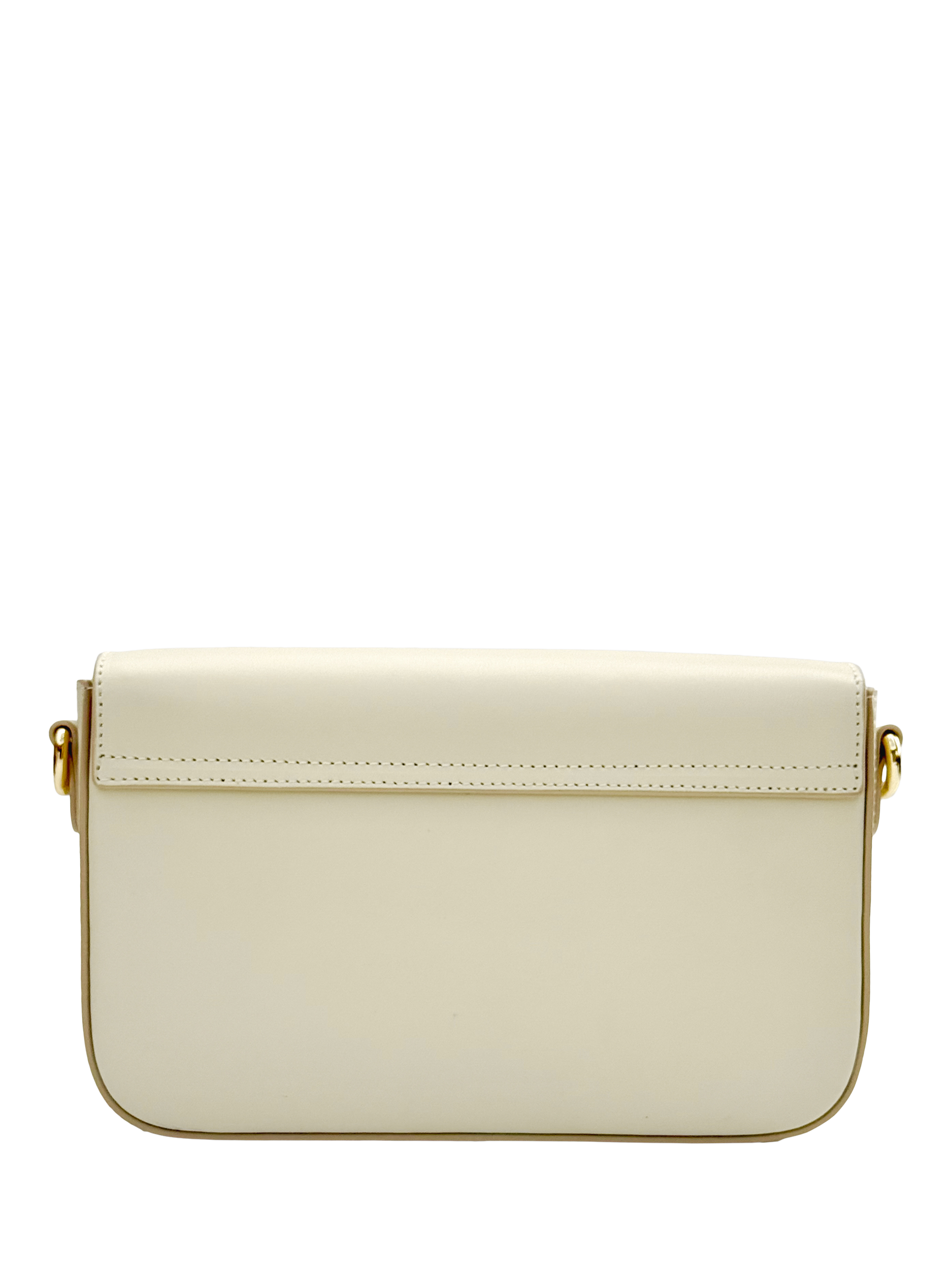 Product image 4 of 5, which shows Apatchy London Flora Leather Crossbody Bag, Buttermilk