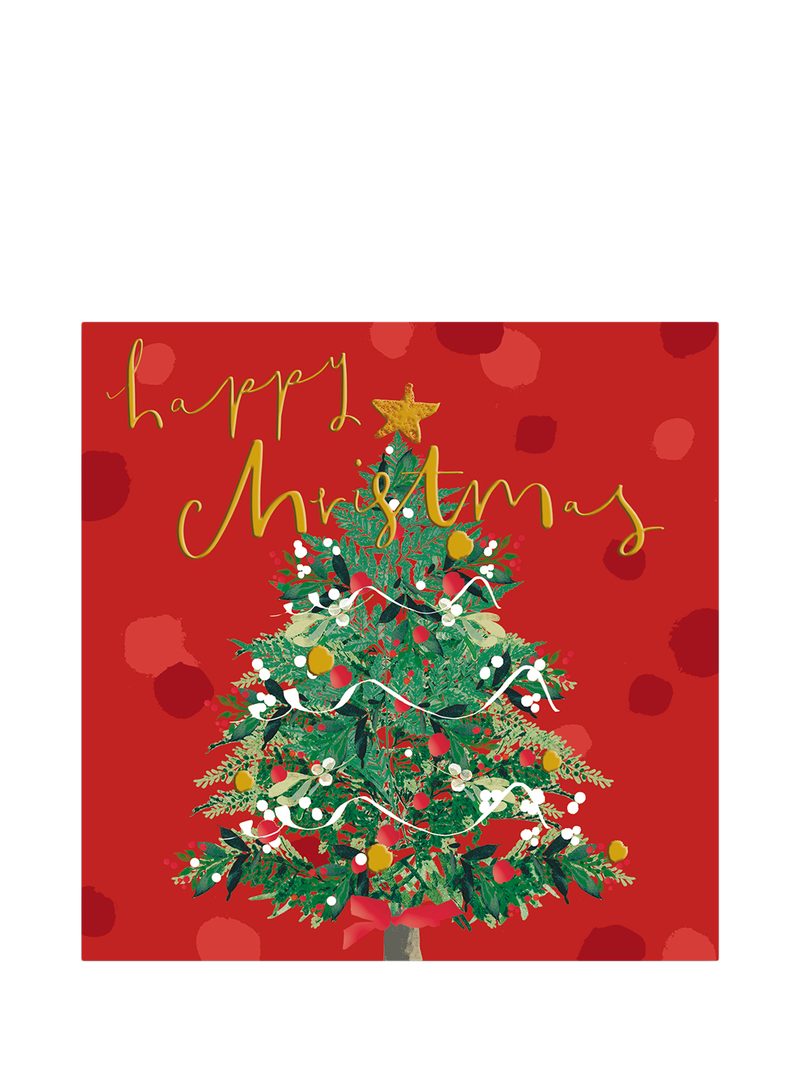 Woodmansterne Christmas Tree Christmas Card