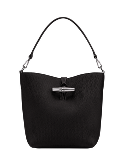 Longchamp Roseau Bucket Bag, Black, Black