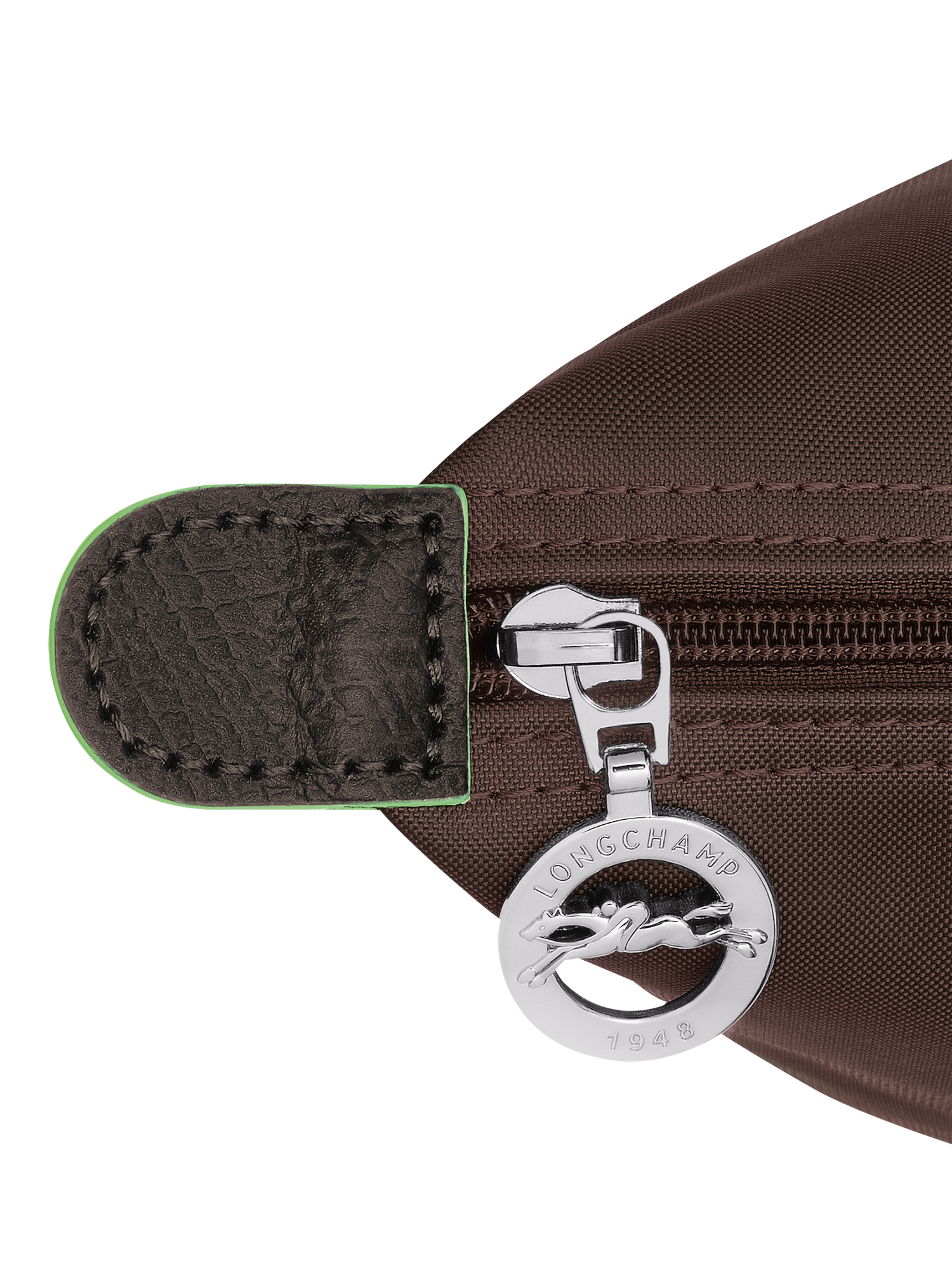 Product image 6 of 7, which shows Longchamp Le Pliage Green Canvas Backpack, Mocha