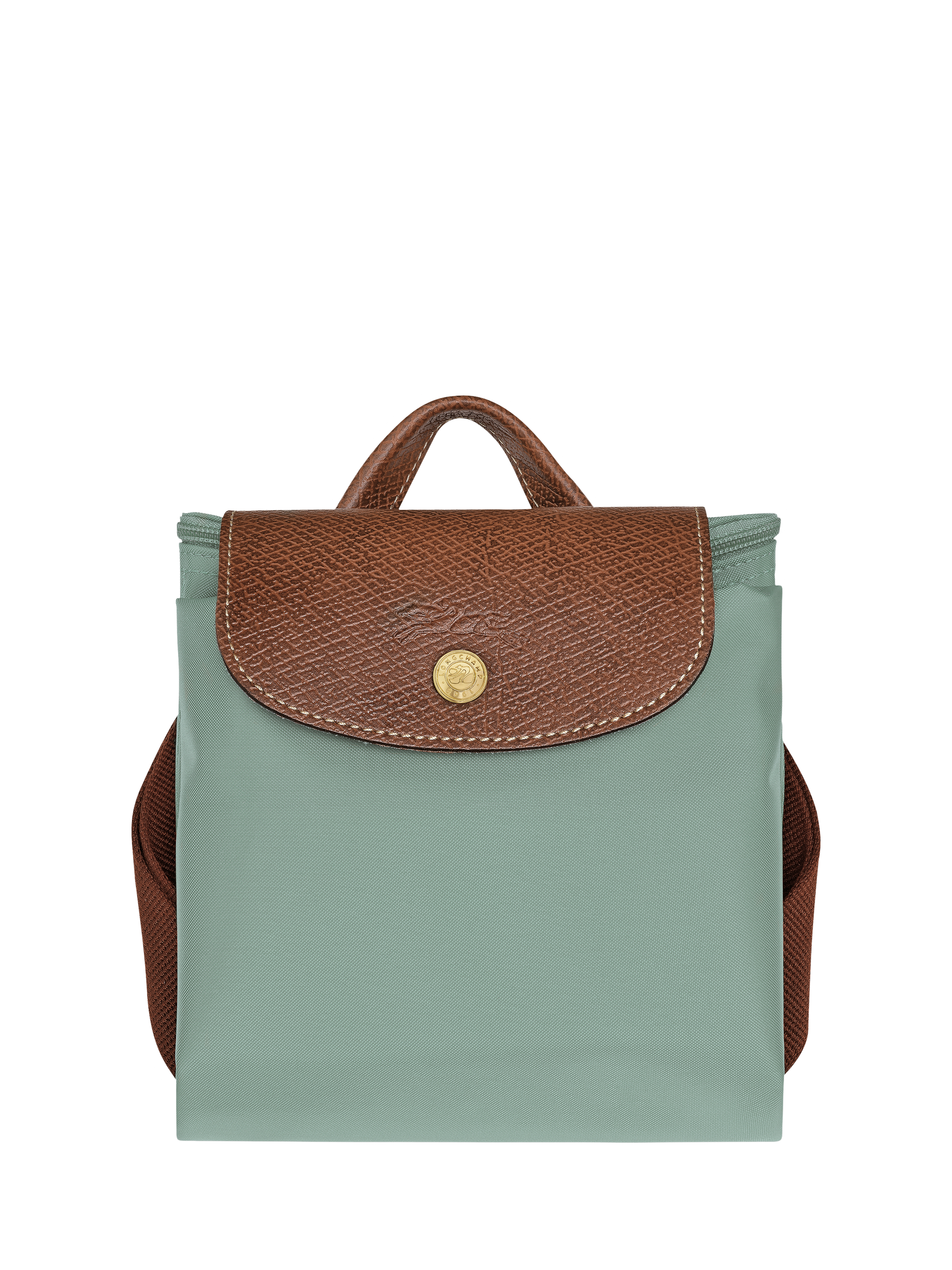 Product image 7 of 7, which shows Longchamp Le Pliage Original Recycled Canvas Backpack, Celadon