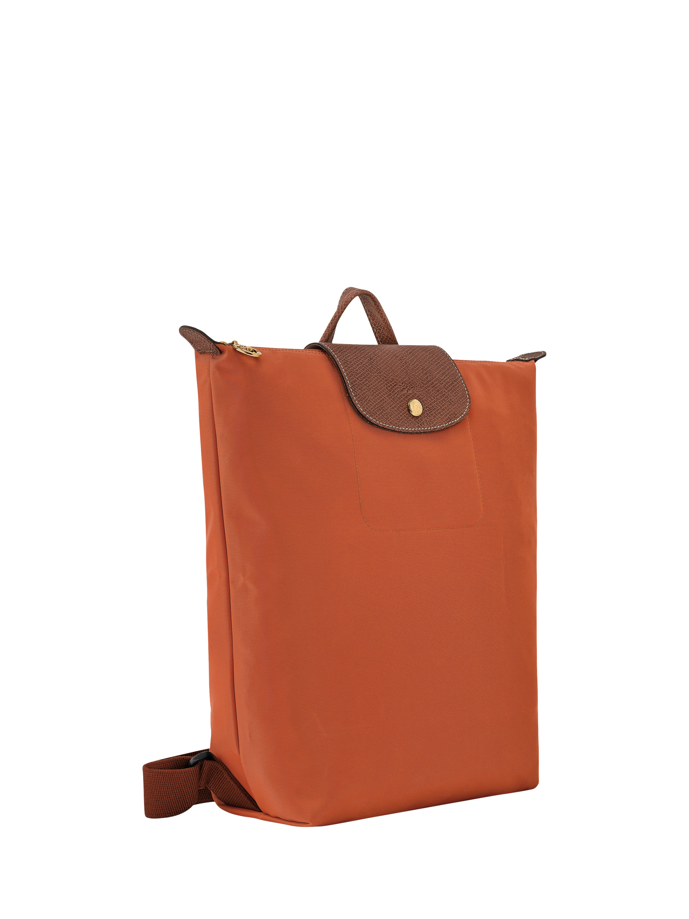 Product image 3 of 7, which shows Longchamp Le Pliage Original Recycled Canvas Backpack, Brick