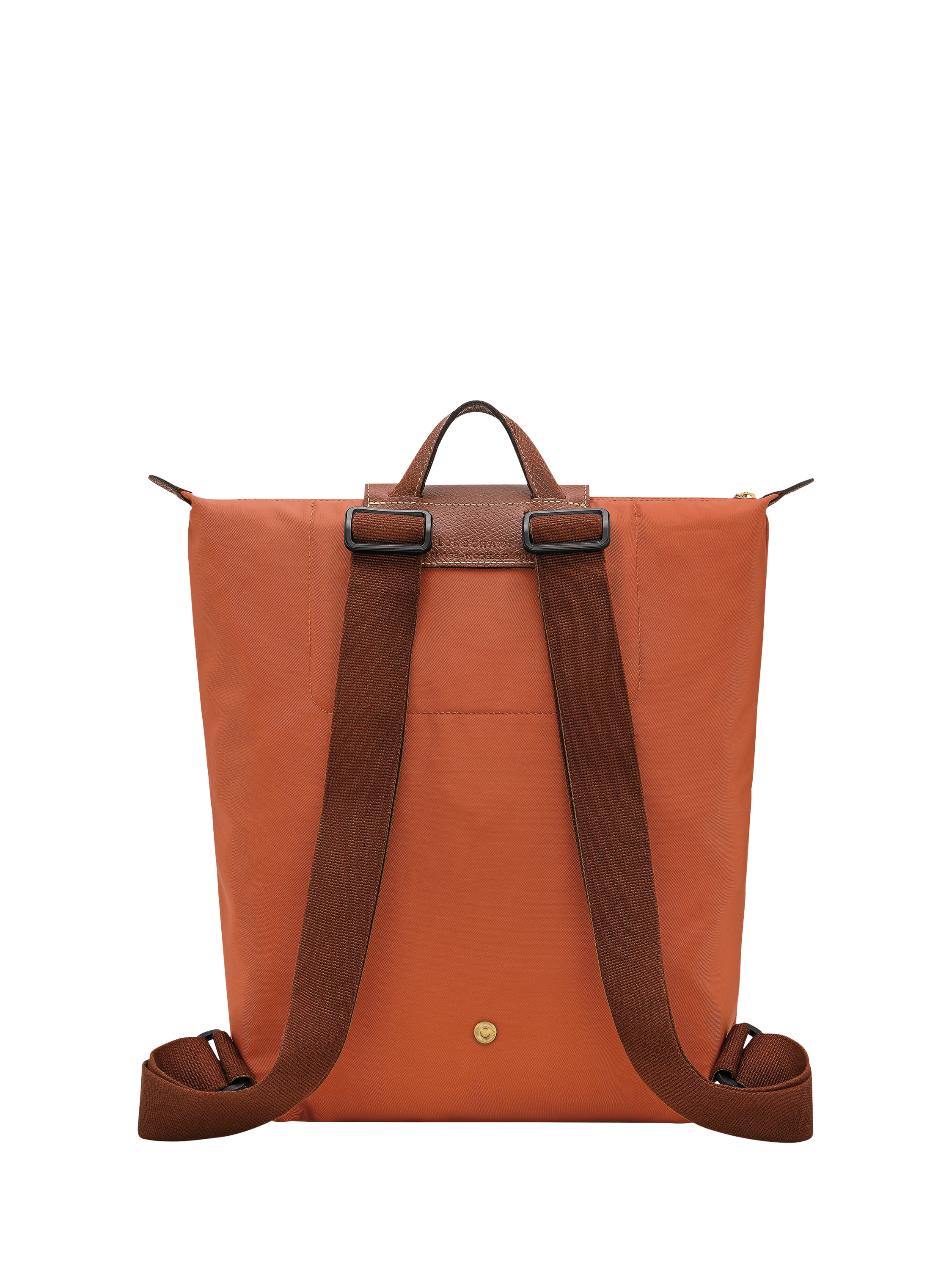 Product image 4 of 7, which shows Longchamp Le Pliage Original Recycled Canvas Backpack, Brick