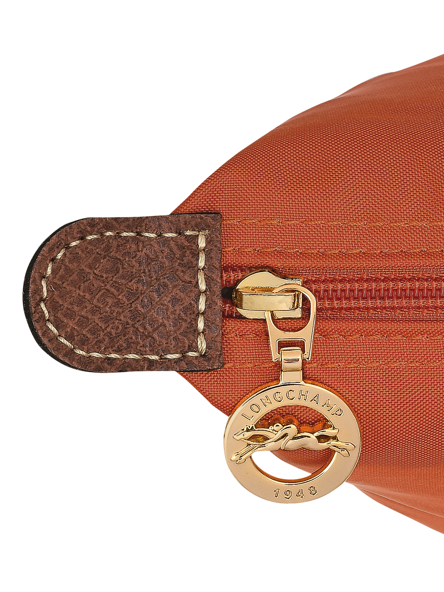 Product image 6 of 7, which shows Longchamp Le Pliage Original Recycled Canvas Backpack, Brick