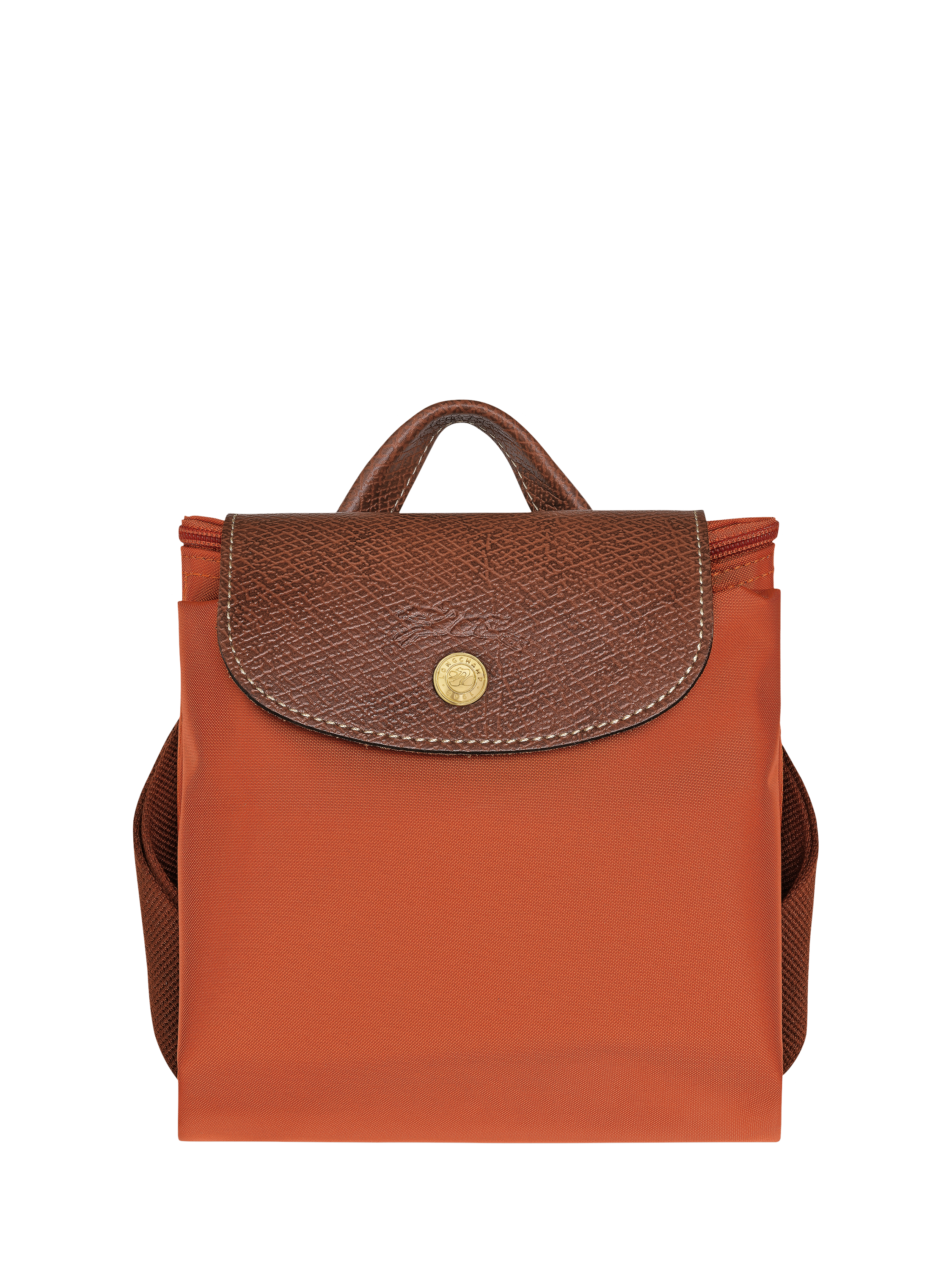 Product image 7 of 7, which shows Longchamp Le Pliage Original Recycled Canvas Backpack, Brick