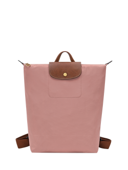 Longchamp Le Pliage Original Recycled Canvas Backpack, Pink Tea