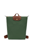 Longchamp Le Pliage Original Recycled Canvas Backpack, British Green