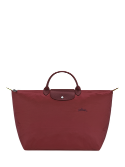 Longchamp Le Pliage Green Recycled Canvas Large Travel Bag, Pomegranate