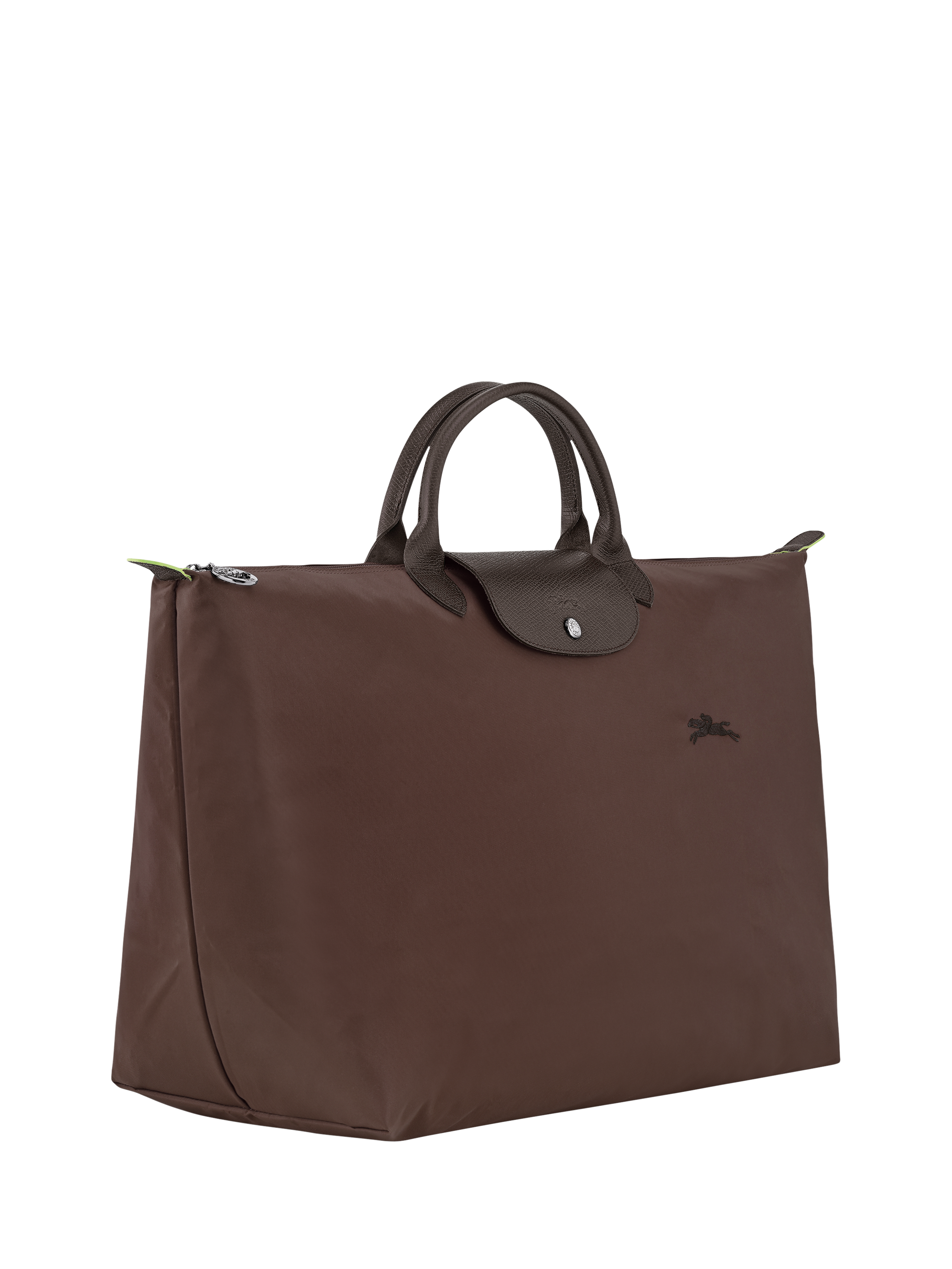 Product image 2 of 3, which shows Longchamp Le Pliage Green Recycled Canvas XL Travel Bag, Mocha