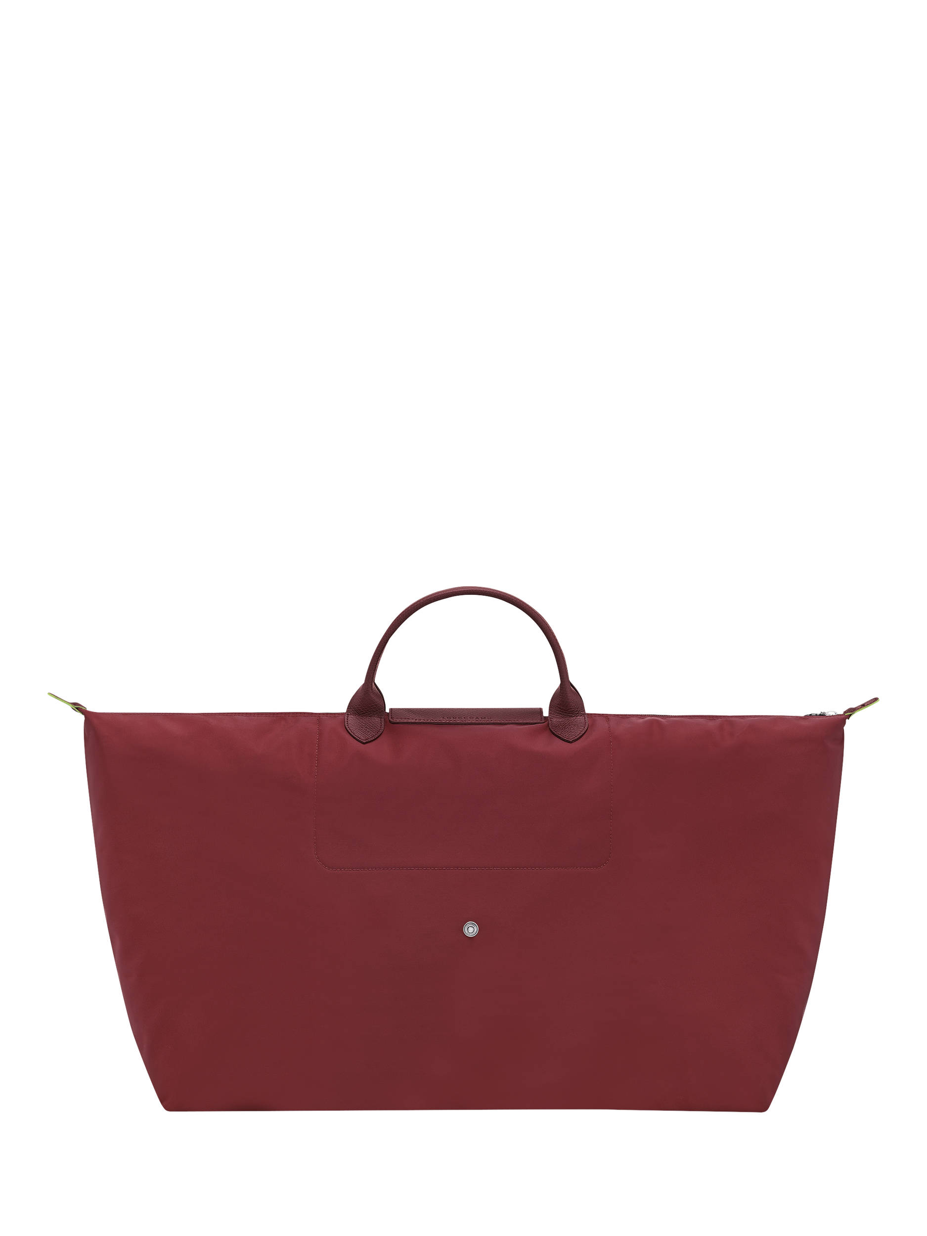 Product image 4 of 4, which shows Longchamp Le Pliage Green Recycled Canvas XL Travel Bag, Pomegranate
