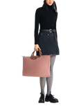 Longchamp Le Pliage Original Small Travel Bag, Pink Tea