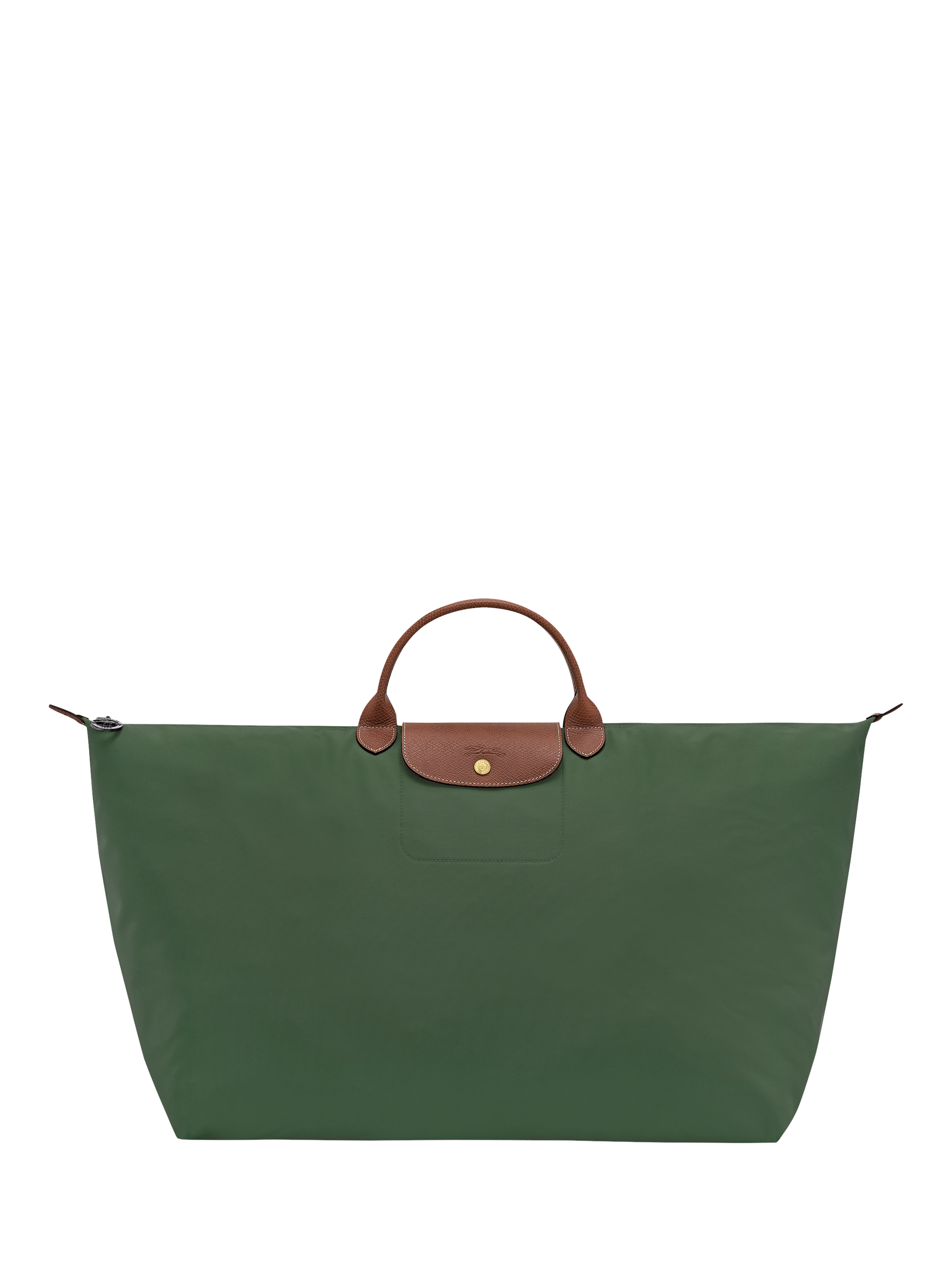 Product image 1 of 3, which shows Longchamp Le Pliage Original Medium Travel Bag, Dark Green