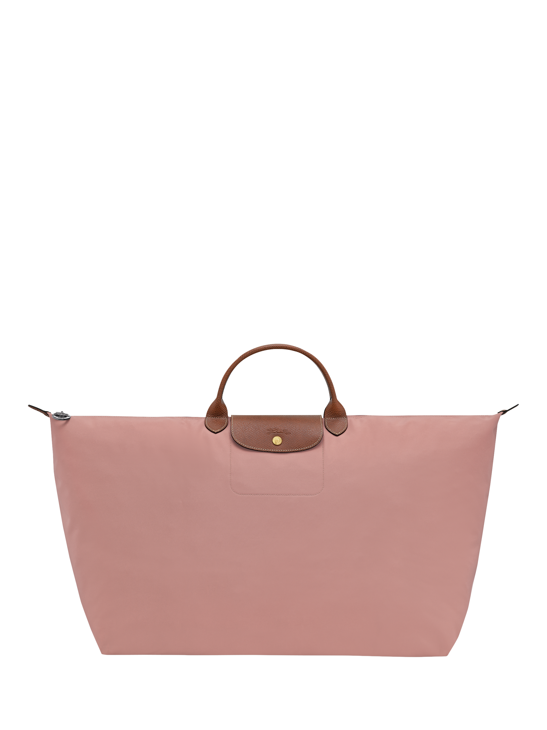 Product image 1 of 4, which shows Longchamp Le Pliage Original Medium Travel Bag, Pink Tea