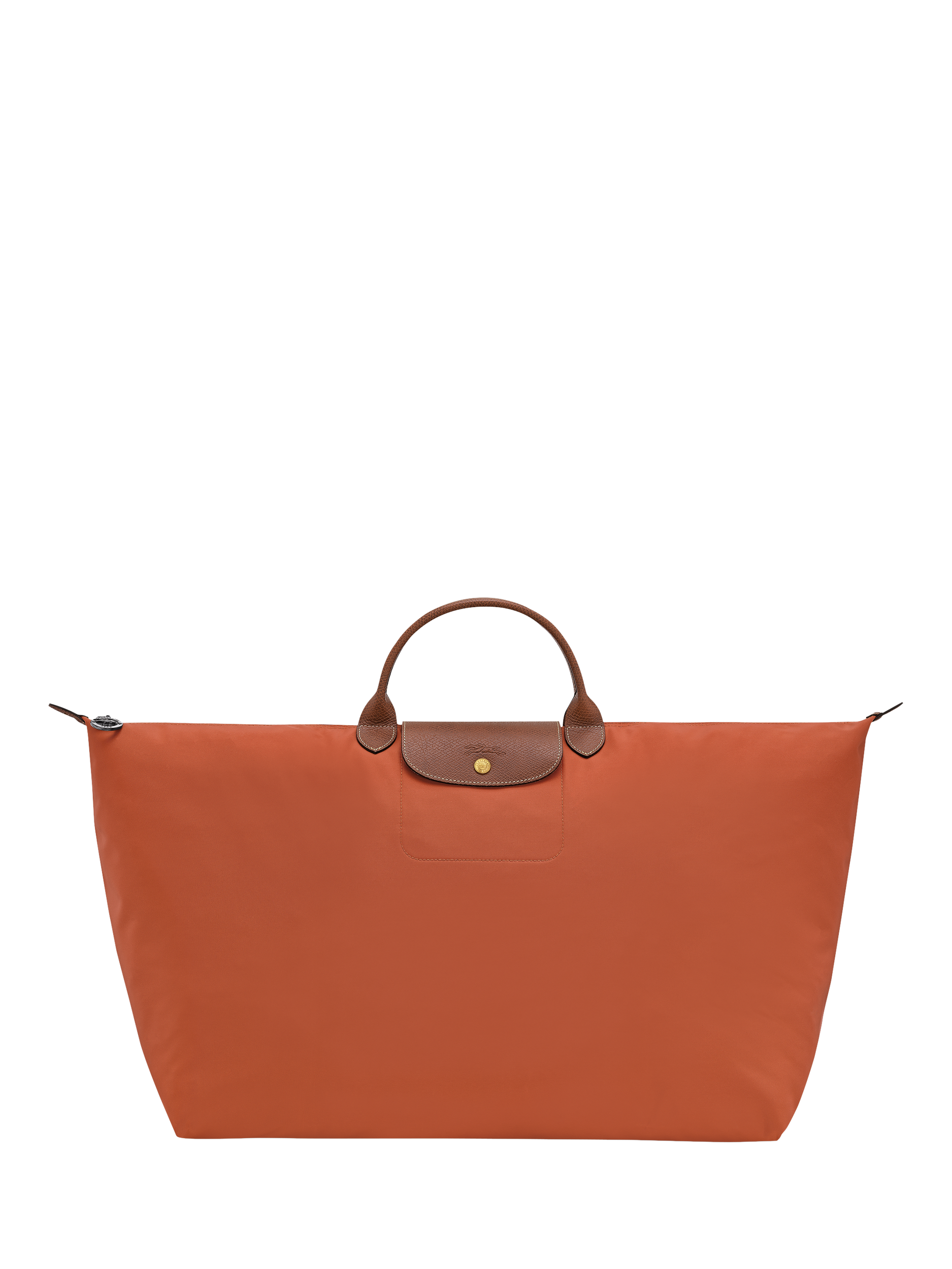 Product image 1 of 4, which shows Longchamp Le Pliage Original Medium Travel Bag, Brick