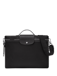 Longchamp Pliage Energy Canvas Briefcase, Black