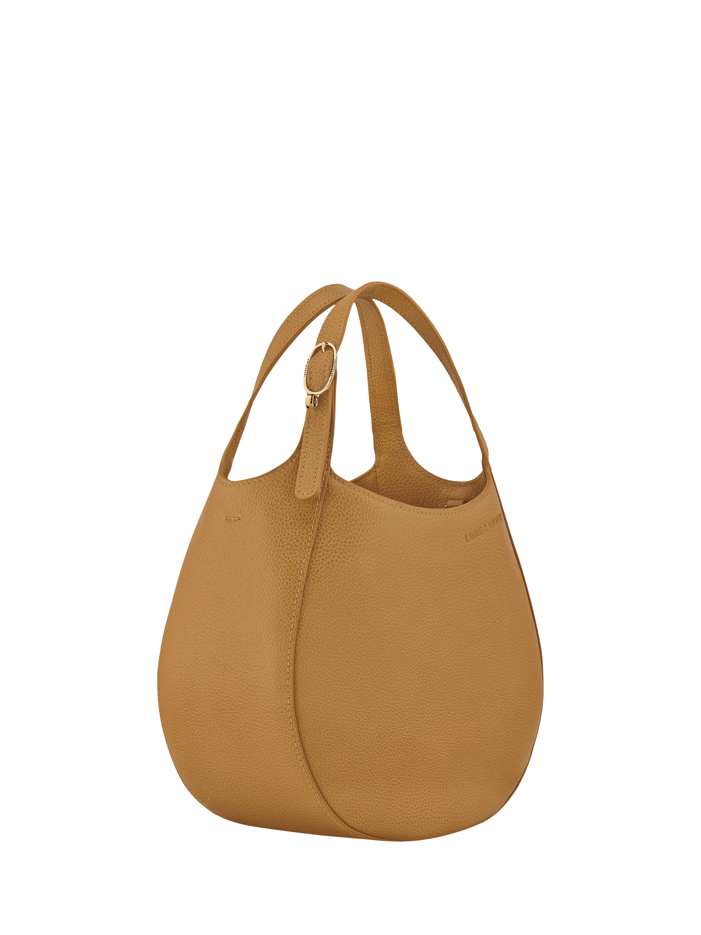 Product image 3 of 5, which shows Longchamp Le Foulonné Handbag S, Nutmeg
