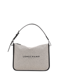 Longchamp Essential Cotton Canvas Hobo Shoulder Bag
