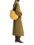 Longchamp Le Foulonné Leather Hobo Bag, Nutmeg