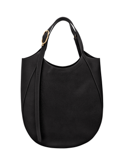 Longchamp Le Foulonné Leather XL Tote Bag, Black