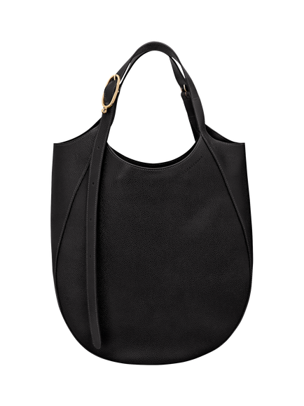 Longchamp Le Foulonné Leather XL Tote Bag, Black