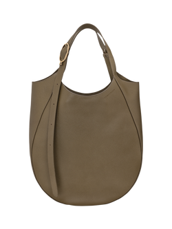 Longchamp Le Foulonné Leather XL Tote Bag, Caper