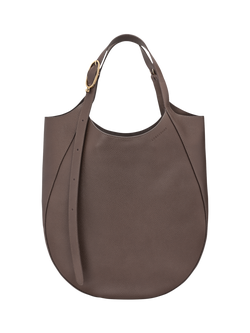Longchamp Le Foulonné Leather XL Tote Bag, Taupe