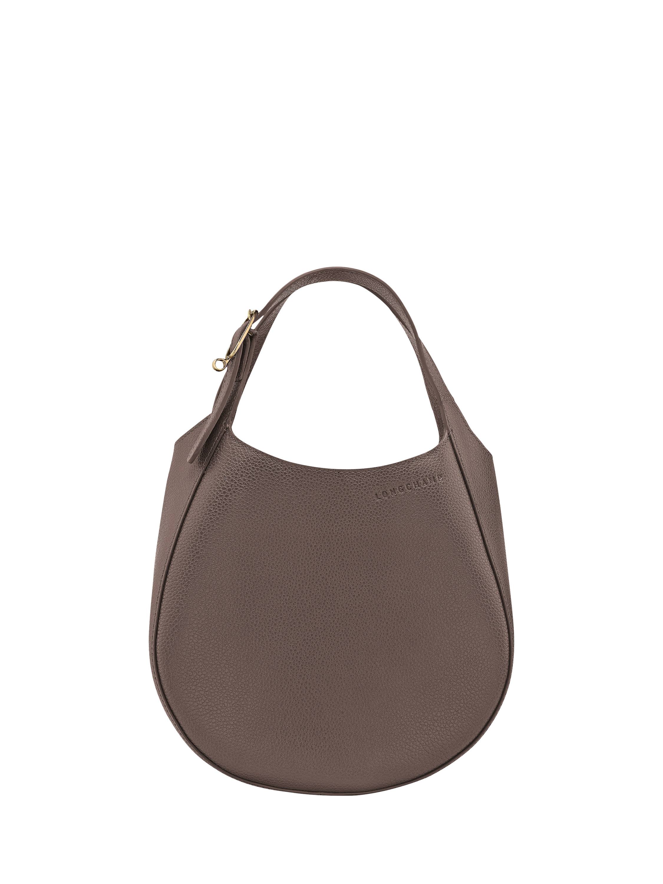 Product image 1 of 5, which shows Longchamp Le Foulonné Handbag S, Taupe