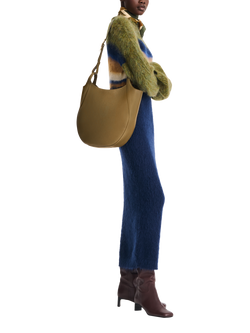 Longchamp Le Foulonné Leather Hobo Bag - view 2, Caper