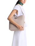 Longchamp Le Roseau Leather Shoulder Bag