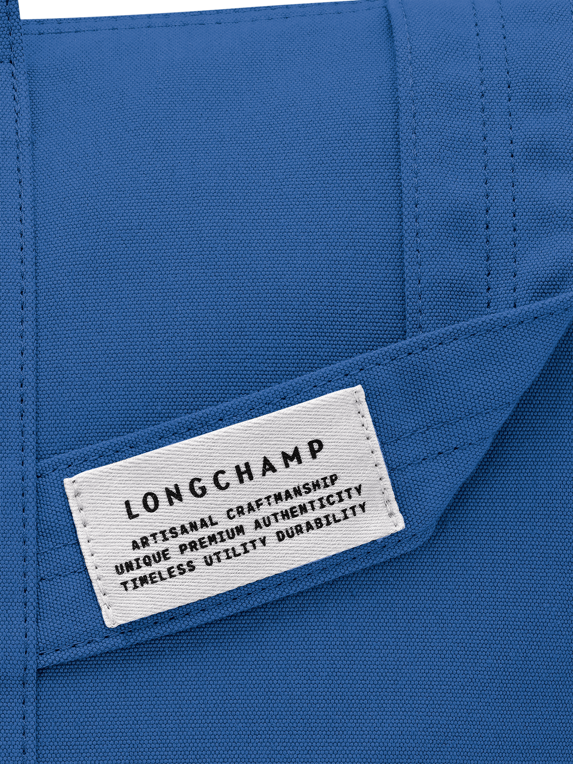 Product image 6 of 6, which shows Longchamp Le Pliage Cotton Canvas Extra Large Tote Bag, Atlantic