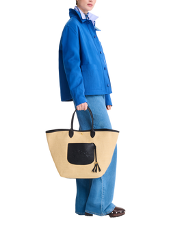 Longchamp Le Pliage Large Basket Bag - view 2, Black
