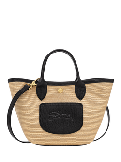 Longchamp Le Pliage Extra Small Basket Bag, Black