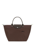 Longchamp Le Pliage Green Medium Top Handle Bag, Mocha