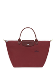 Longchamp Le Pliage Green Medium Top Handle Bag, Pomegranate