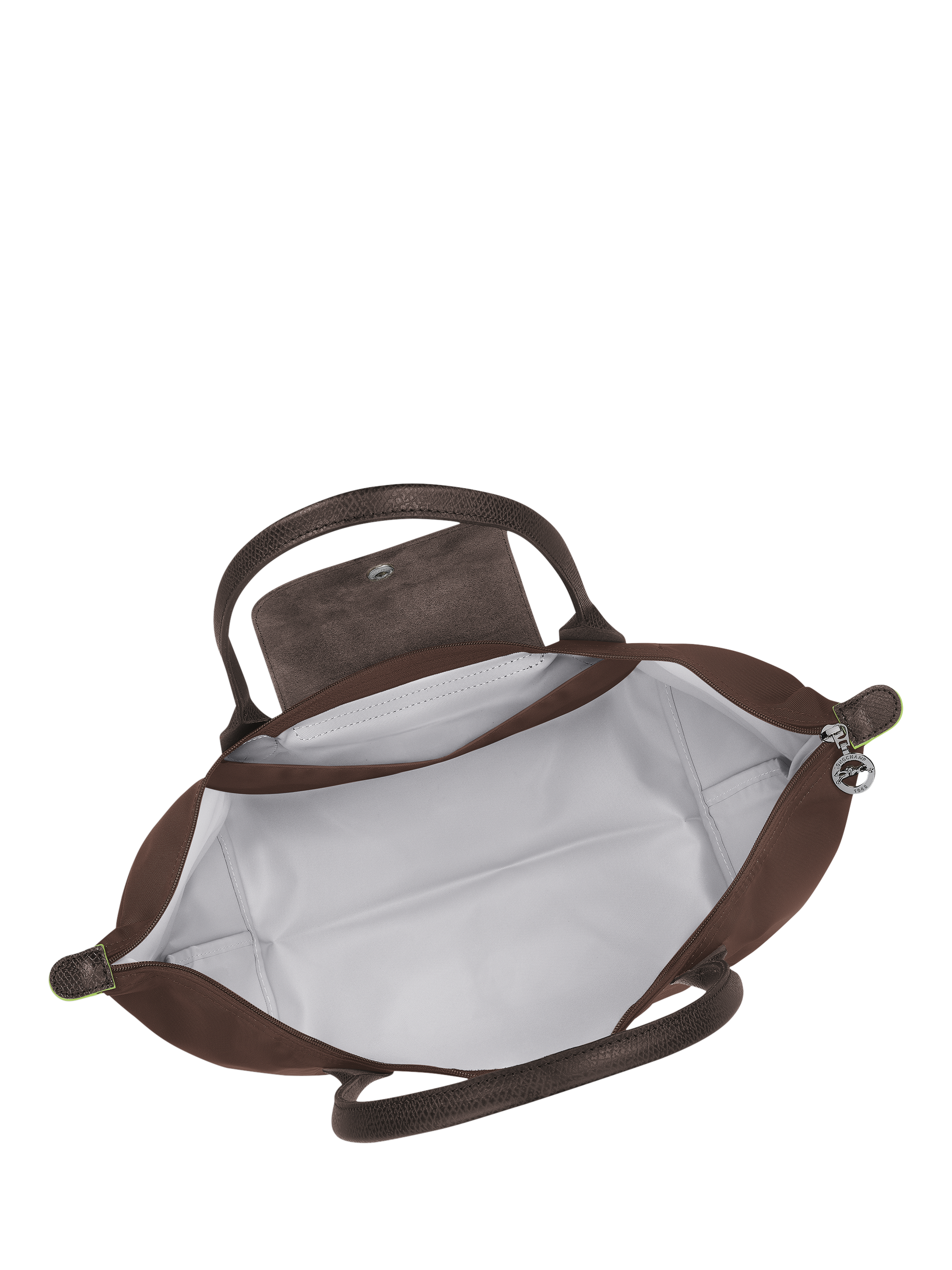 Product image 5 of 7, which shows Longchamp Le Pliage Green Recycled Canvas Large Tote Bag, Mocha