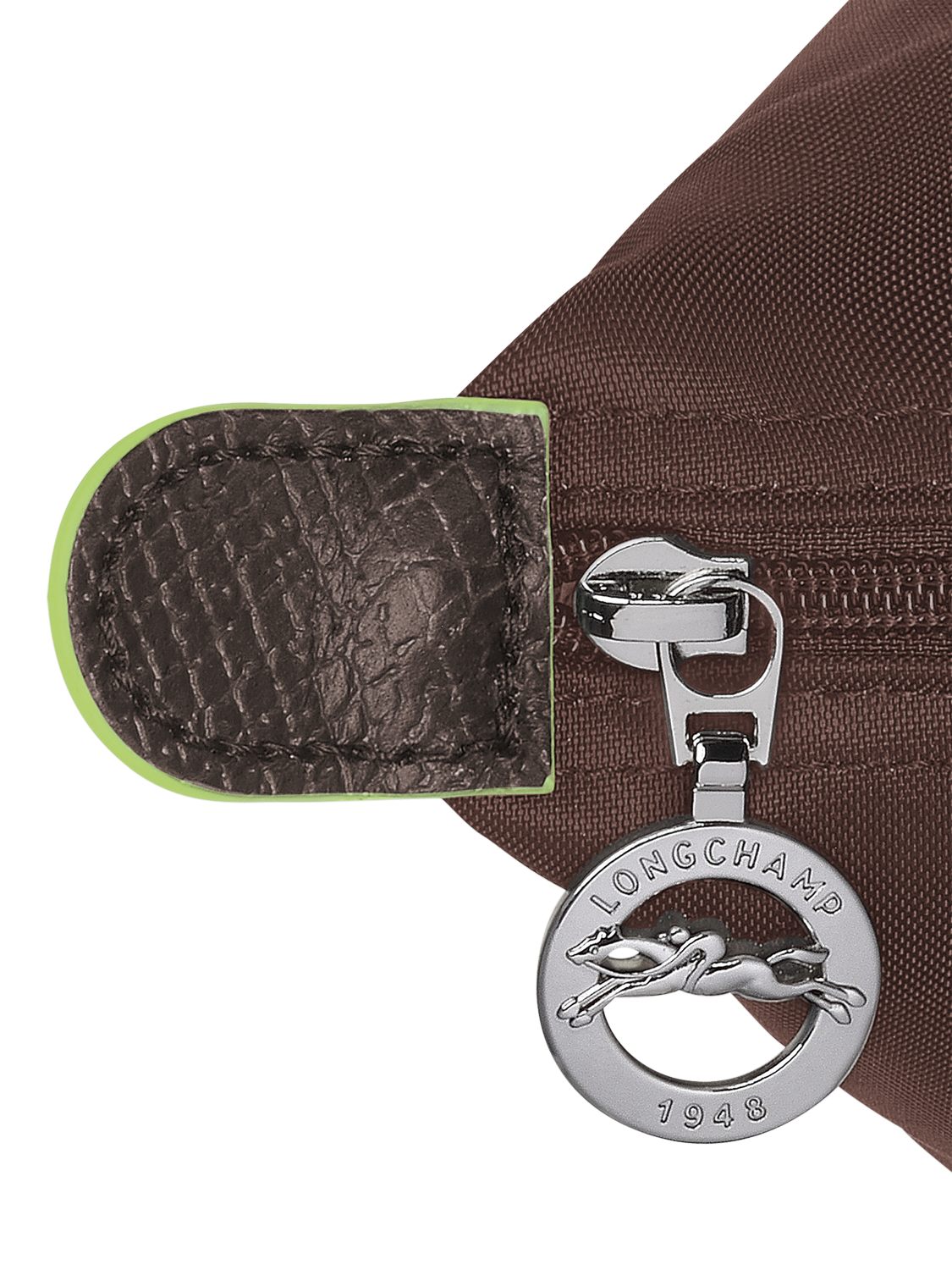 Product image 6 of 7, which shows Longchamp Le Pliage Green Recycled Canvas Large Tote Bag, Mocha