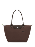 Longchamp Le Pliage Green Medium Tote Bag, Mocha