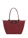 Longchamp Le Pliage Green Recycled Canvas Small Tote Bag, Pomegranate