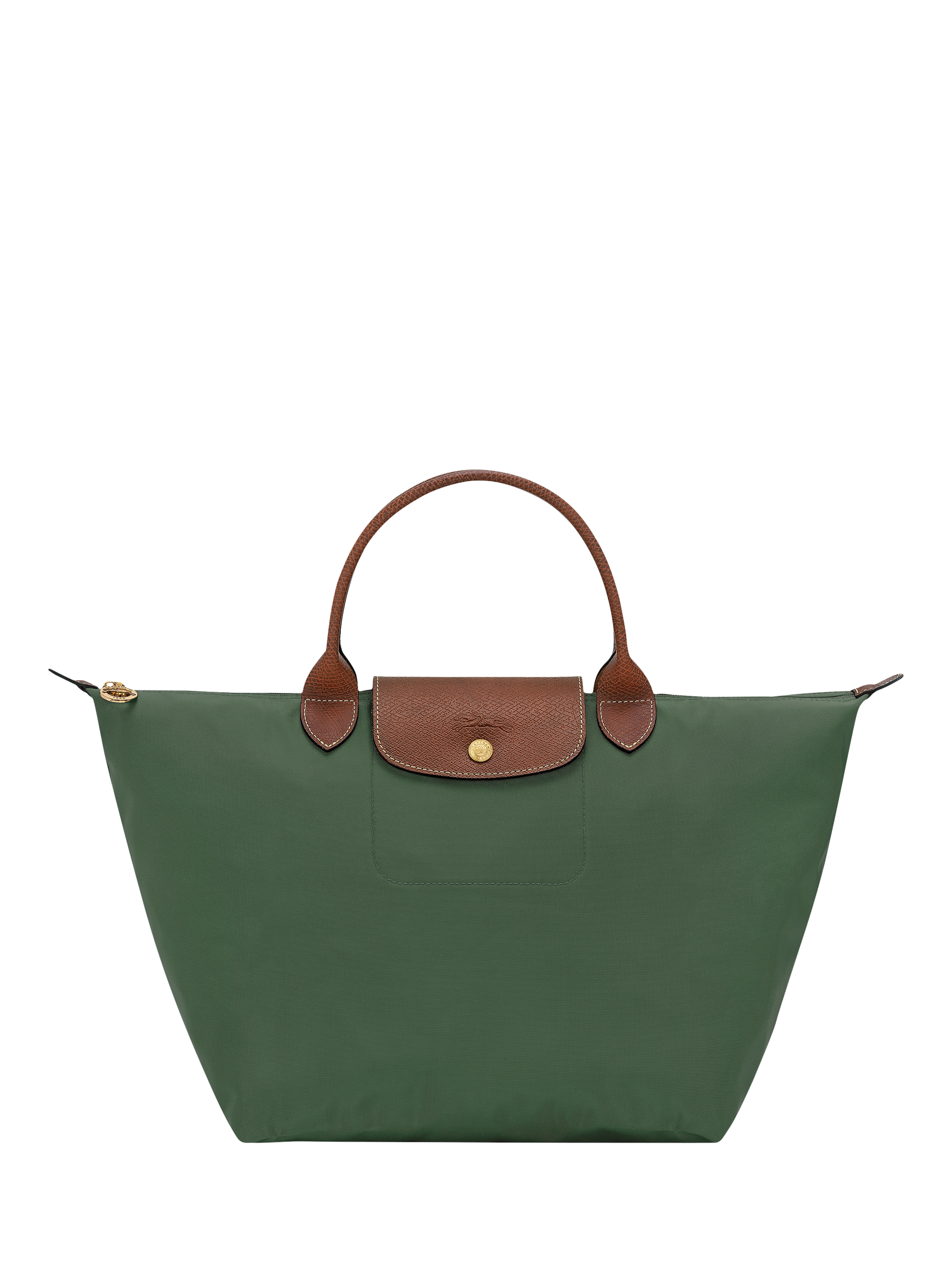 Product image 1 of 6, which shows Longchamp Le Pliage Original Medium Top Handle Bag