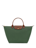 Longchamp Le Pliage Original Medium Top Handle Bag, British Green