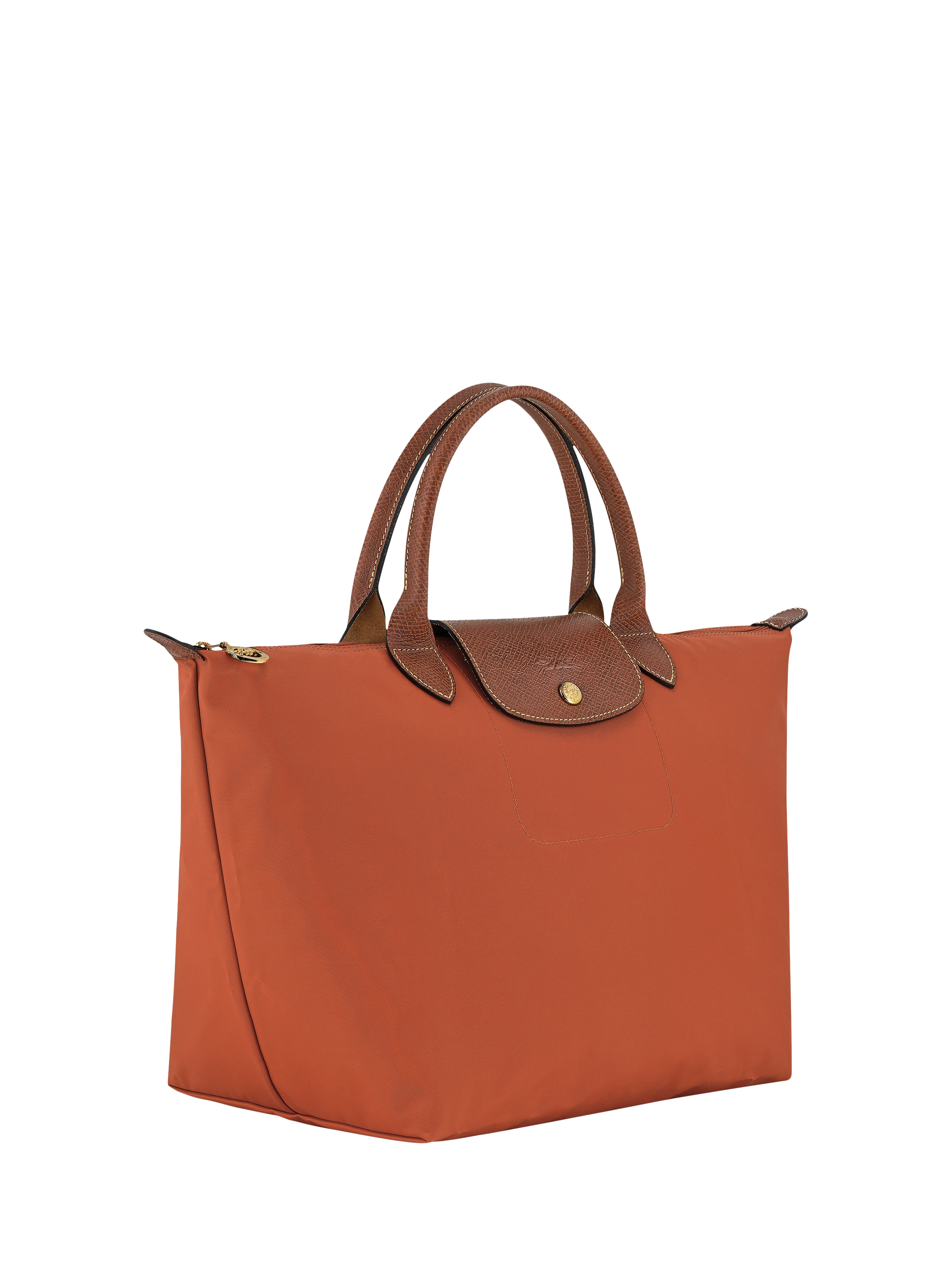 Product image 3 of 7, which shows Longchamp Le Pliage Original Medium Top Handle Bag, Brick