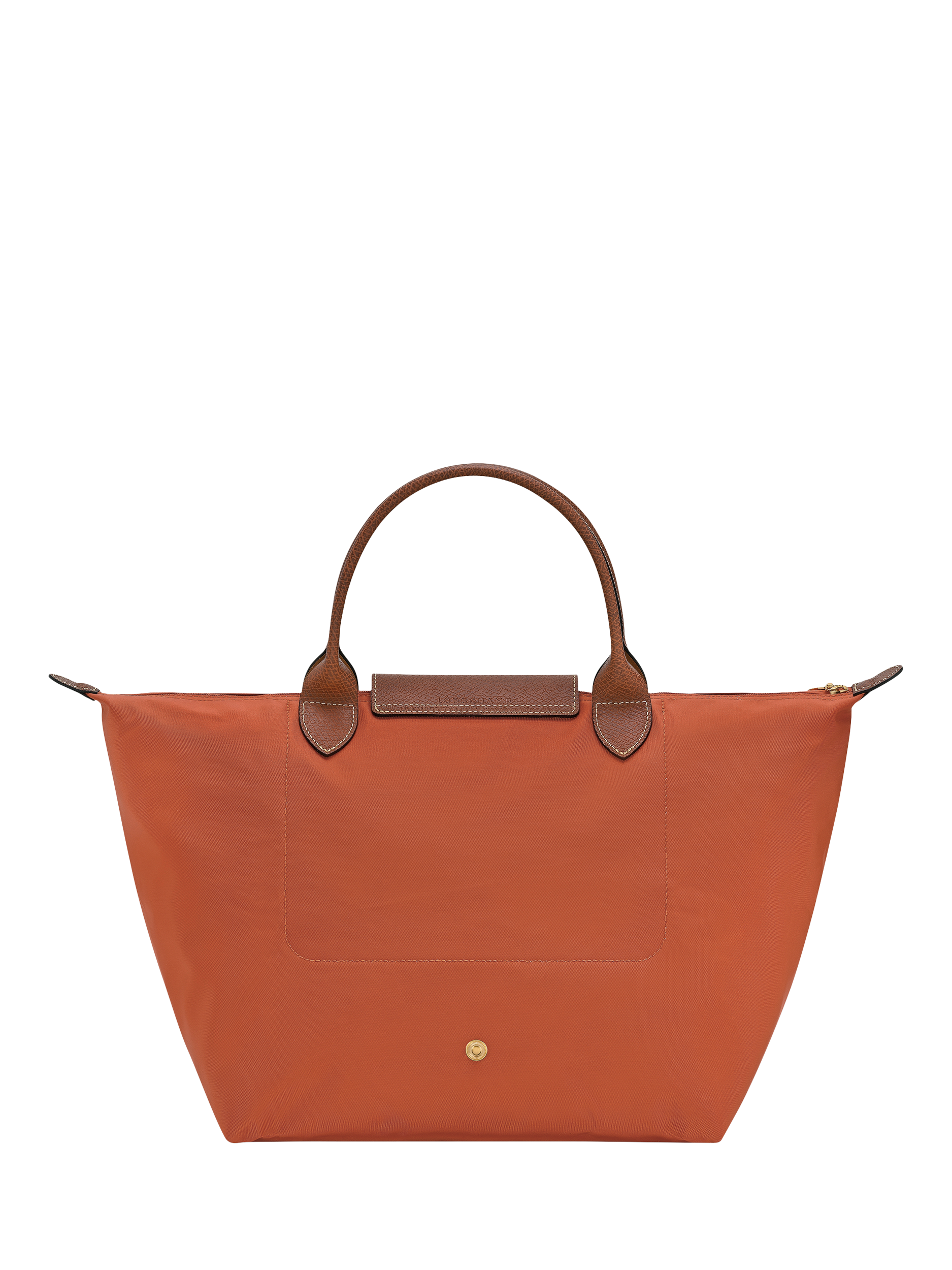 Product image 4 of 7, which shows Longchamp Le Pliage Original Medium Top Handle Bag, Brick