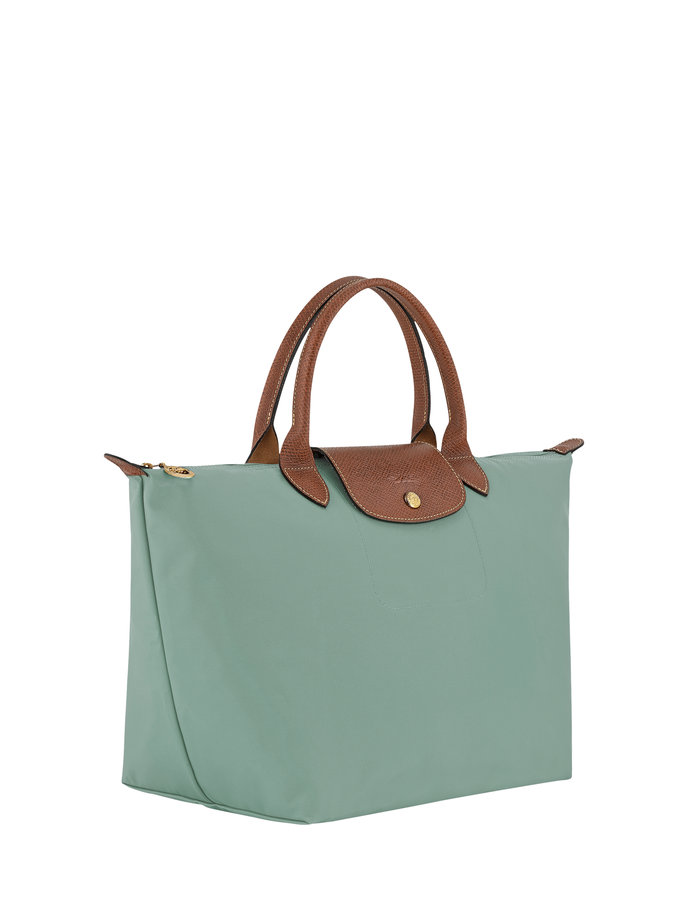 Product image 3 of 7, which shows Longchamp Le Pliage Original Medium Top Handle Bag, Celadon