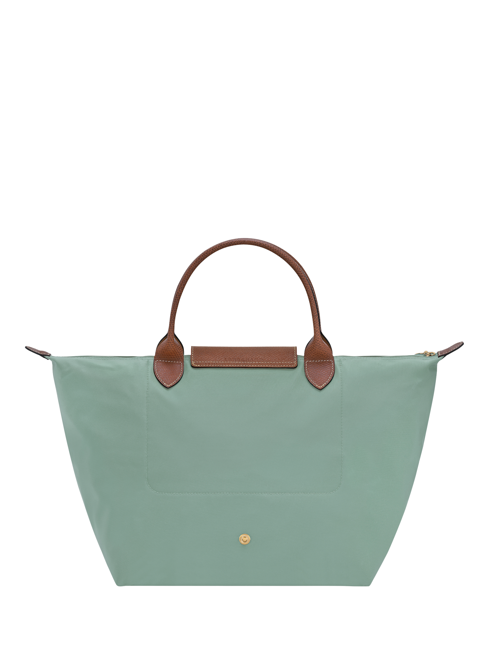 Product image 4 of 7, which shows Longchamp Le Pliage Original Medium Top Handle Bag, Celadon