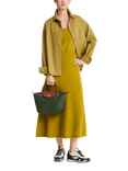 Longchamp Le Pliage Original Small Top Handle Bag, British Green