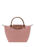 Longchamp Le Pliage Original Small Top Handle Bag, Pink Tea